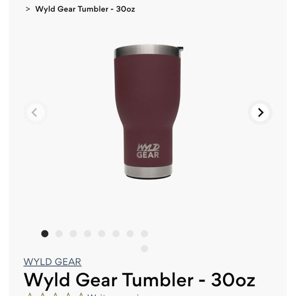 Wyld Gear 30 Oz Tumbler- Maroon - Picture 6 of 7